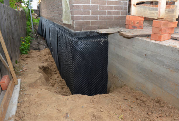 Happy homeowners after waterproofing job in Reynoldsburg